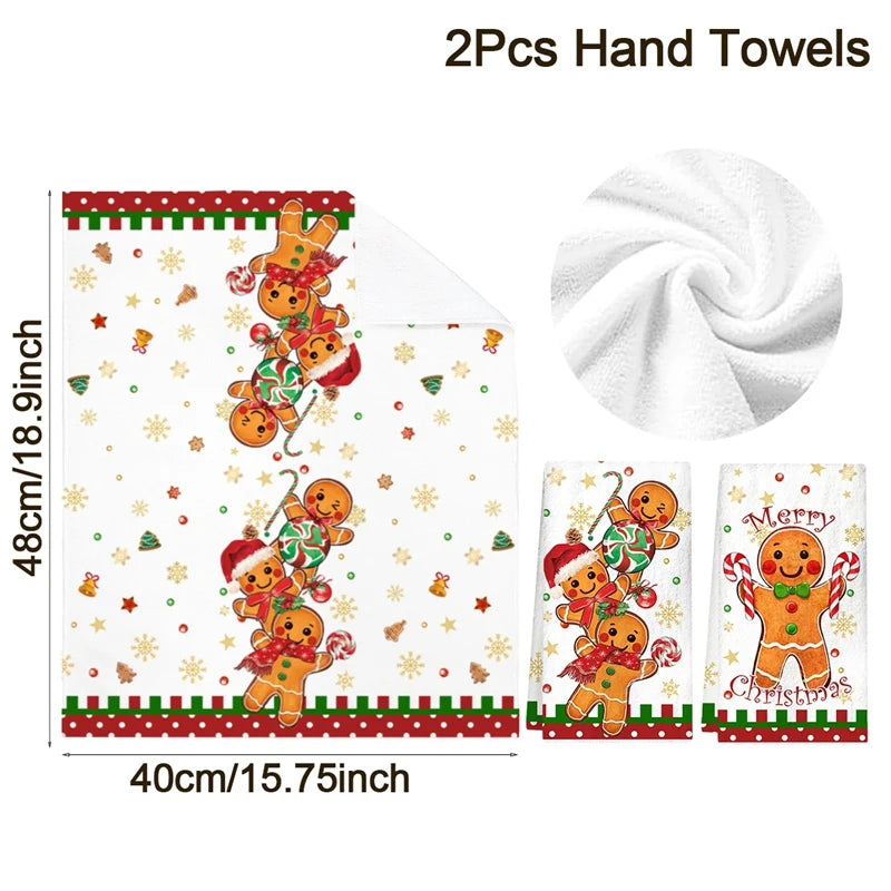 Gingerbread Christmas Kitchen Towels – view 7