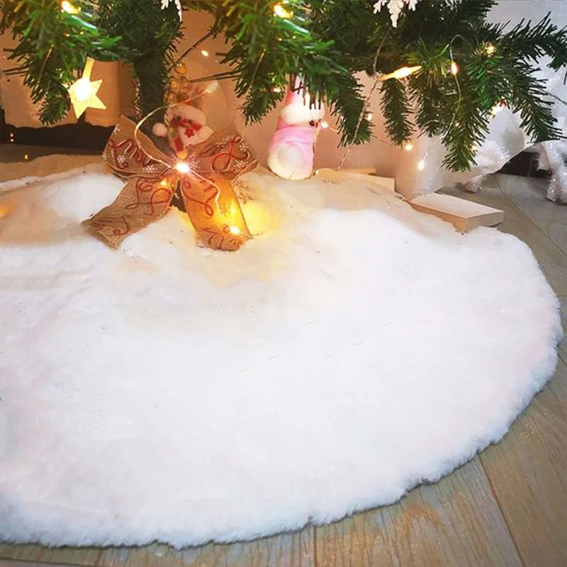 Faux Fur Christmas Tree Skirt – view 6