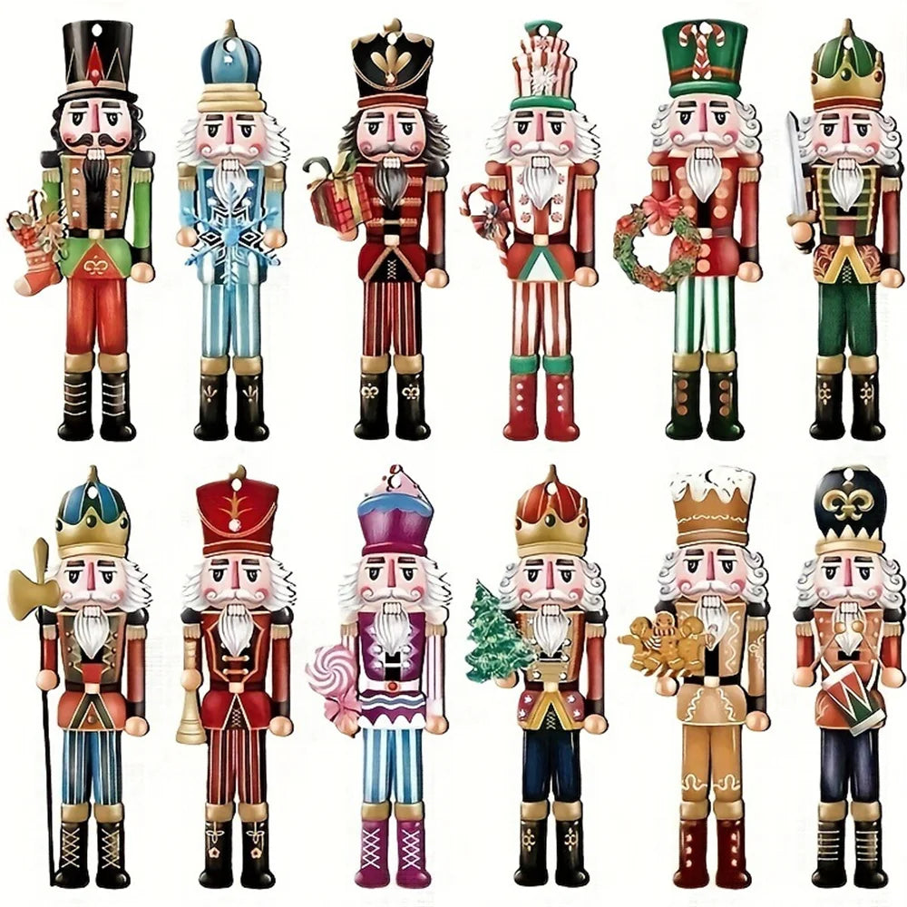 Wooden Nutcracker Ornaments (Set of 12) – view 6