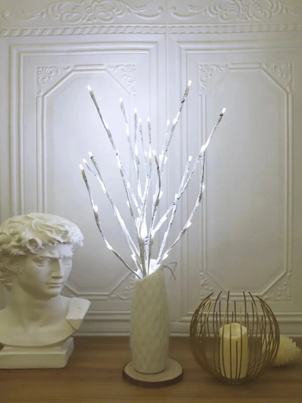 Lighted Birch Branch – view 14
