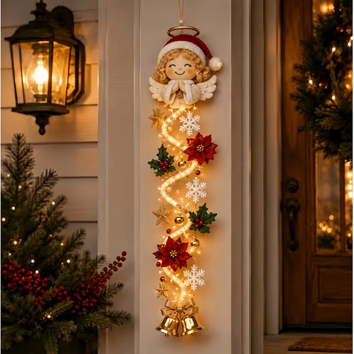 Glowing Christmas Door Garland Light