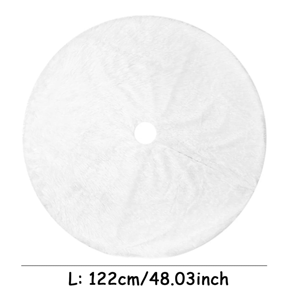 Faux Fur Christmas Tree Skirt – view 5