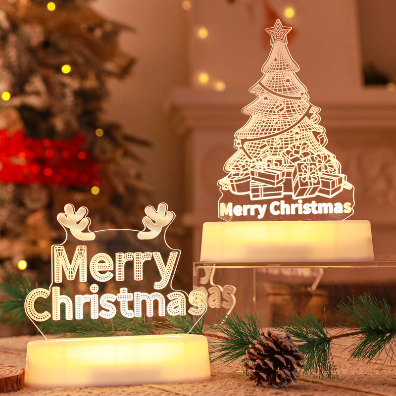 3D Holiday Night Light – Home Hearth Well